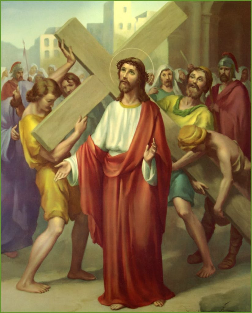 Station 2 – Jesus Carries His Cross.