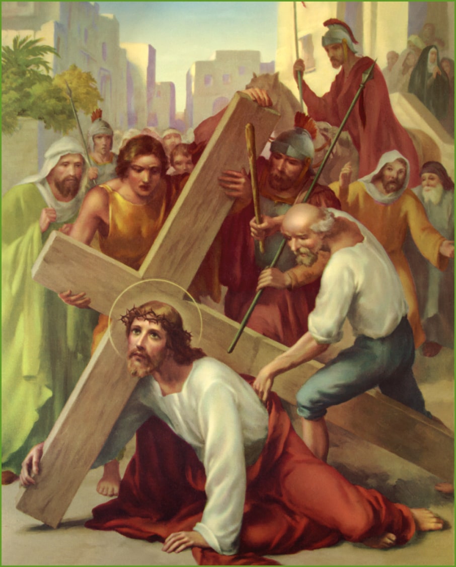 Station 3 – Jesus Falls the First Time.
