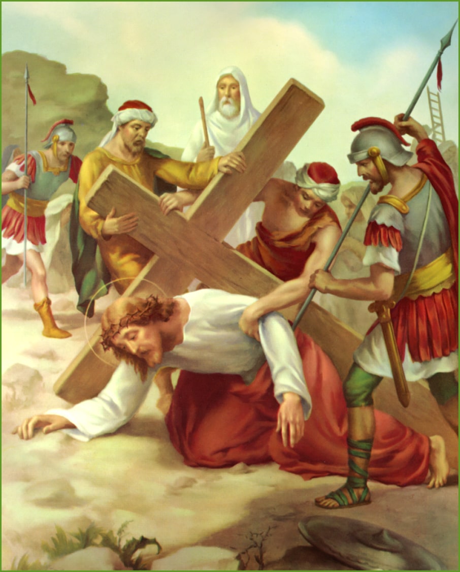 Station 7 – Jesus Falls the Second Time.